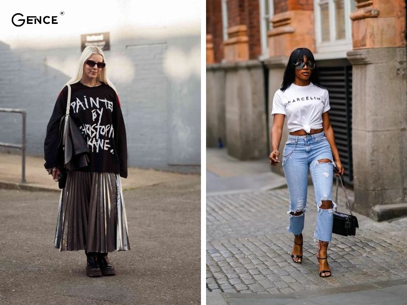 Sự thoải mái, phóng khoáng tạo nên style Grunge