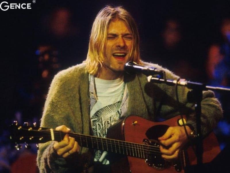 Kurt Cobain một trong những người dẫn đầu xu hướng thời trang Grunge