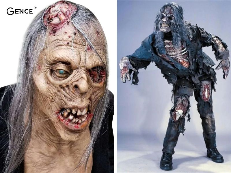 Hóa trang thành zombie gây vẻ khiếp sợ