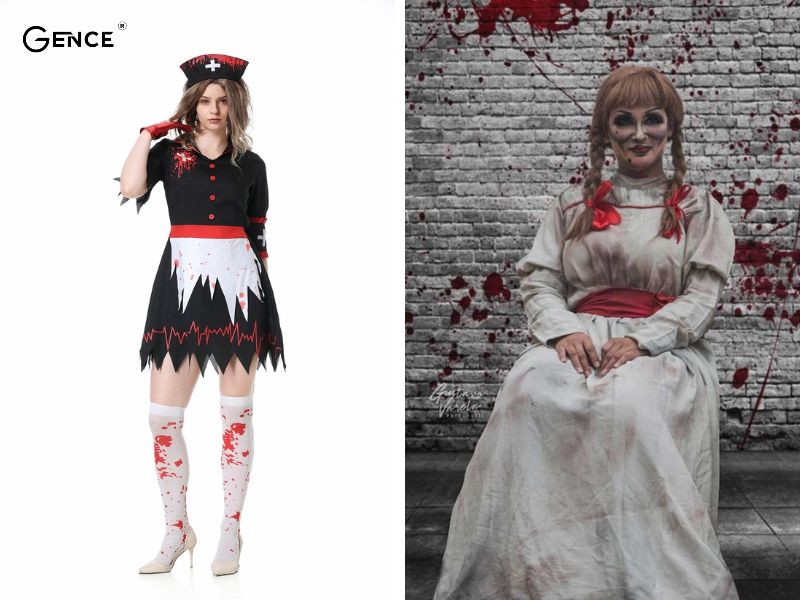 Hóa trang thành nhân vật kinh dị trong phim