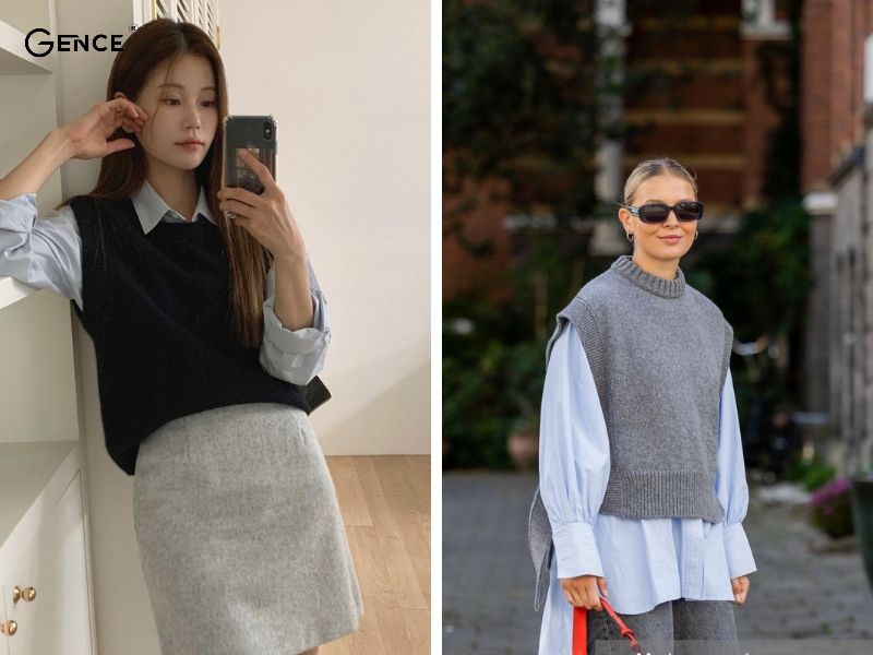 Áo jumper gile ngày càng được ưa chuộng