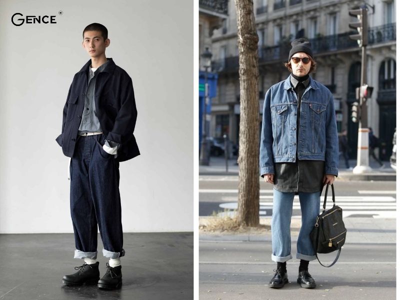 Kết hợp công thức denim on denim