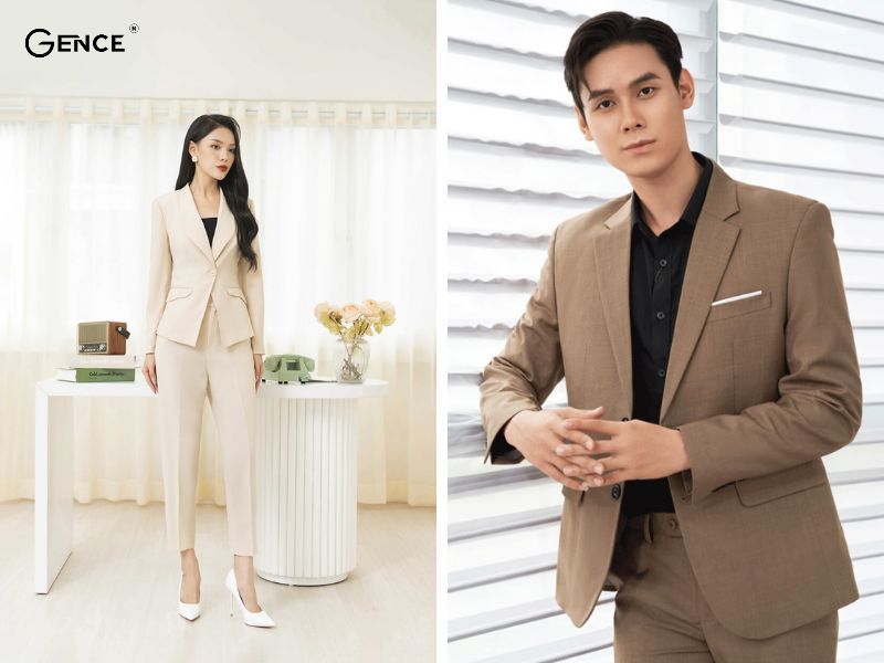 Kết hợp màu sắc vest và giày đi kèm phù hợp