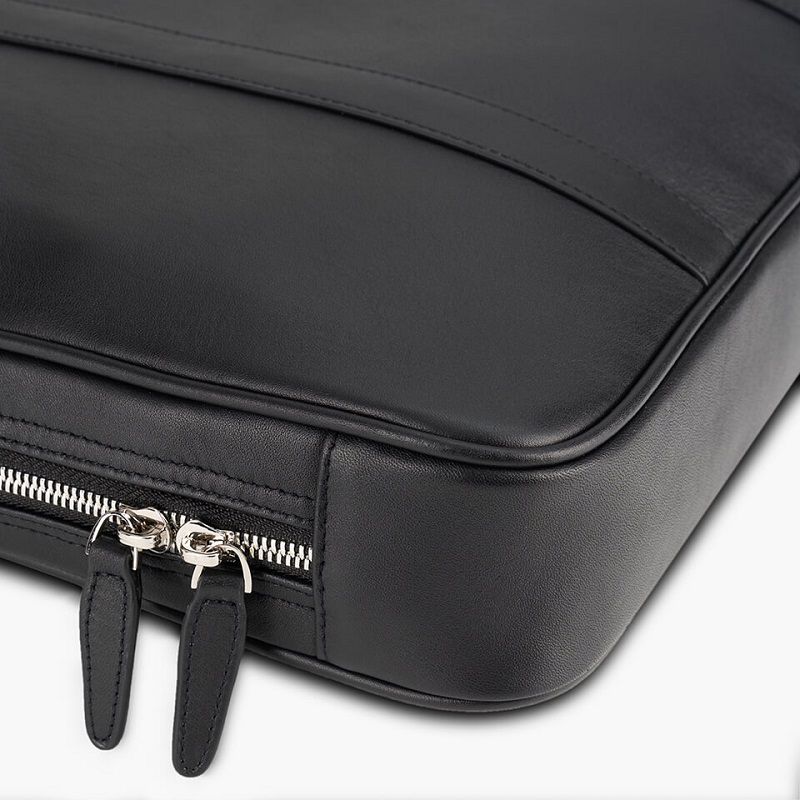 Khóa kéo mượt mà của túi xách nam cao cấp GCE16 Gence