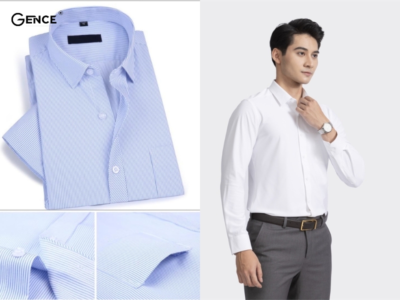 Làm áo sơ mi phẳng phiu trước khi phối đồ