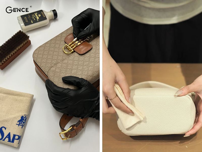 Làm sạch túi da bằng kem đánh răng rất an toàn