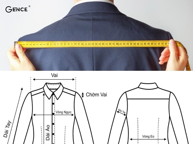 Lấy số đo cơ thể chính xác để biết rõ size áo