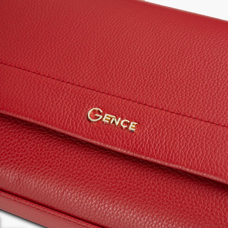 Logo Gence bằng hợp kim cao cấp của túi công sở TX09 Gence