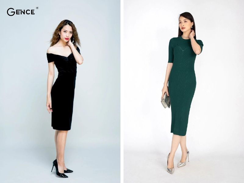 Sang chảnh khi phối váy body và giày cao gót