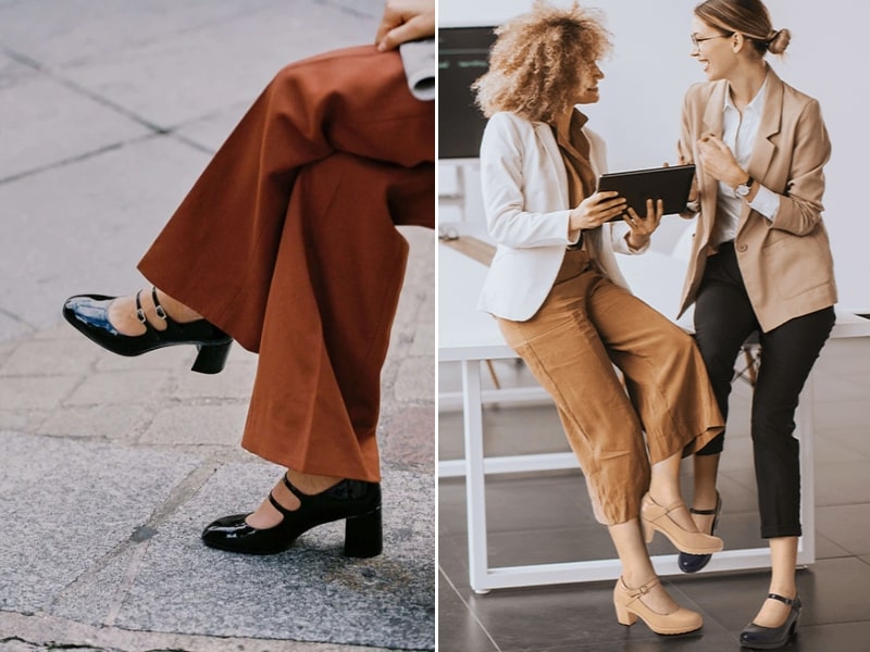 Vest nữ thanh lịch kết hợp giày Mary Jane, toát lên vẻ đẹp hiện đại và nữ tính