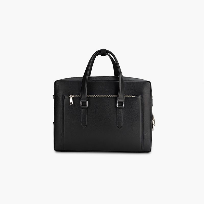 Mặt sau của giỏ xách nam GCE12 Gence được thiết kế ngăn khóa kéo