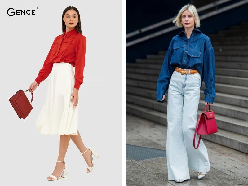 Thu hút ánh nhìn khi mix với gam màu nổi bật