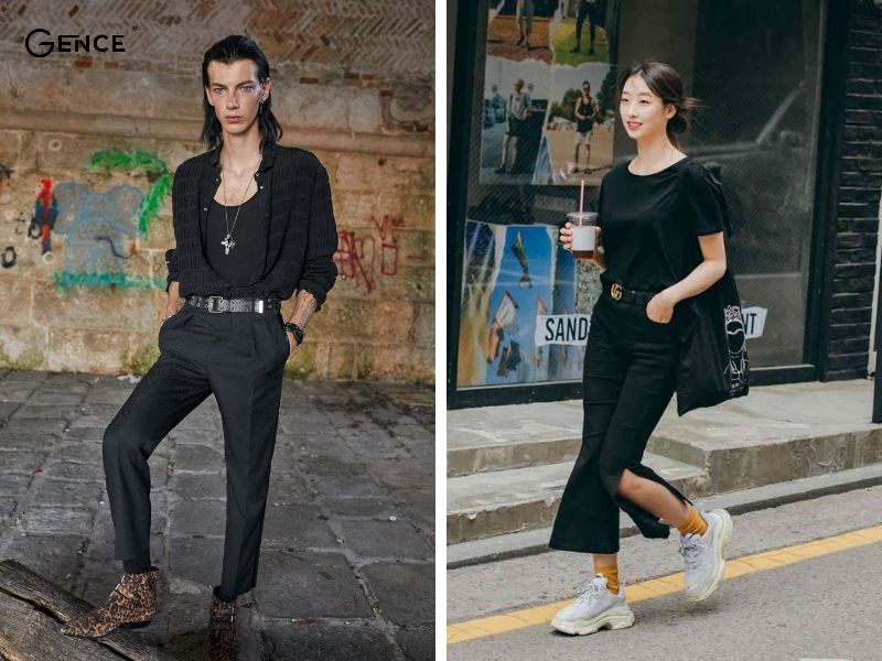 Phối All Black huyền bí, cá tính