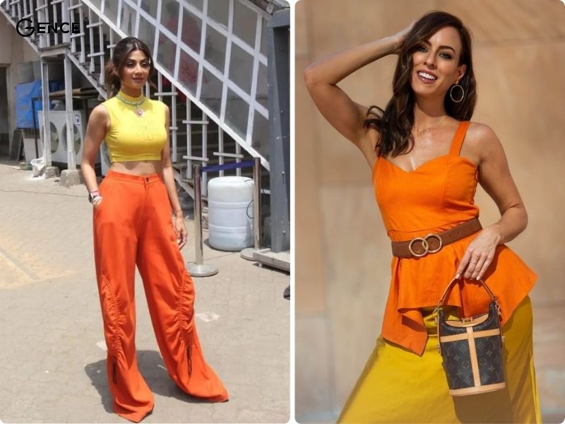 Style cá tính, bắt mắt khi sử dụng gam màu vàng - cam