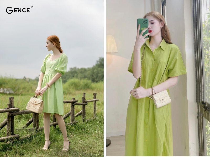 Màu cốm mang đến sự thoải mái và yên tĩnh xung quanh bạn