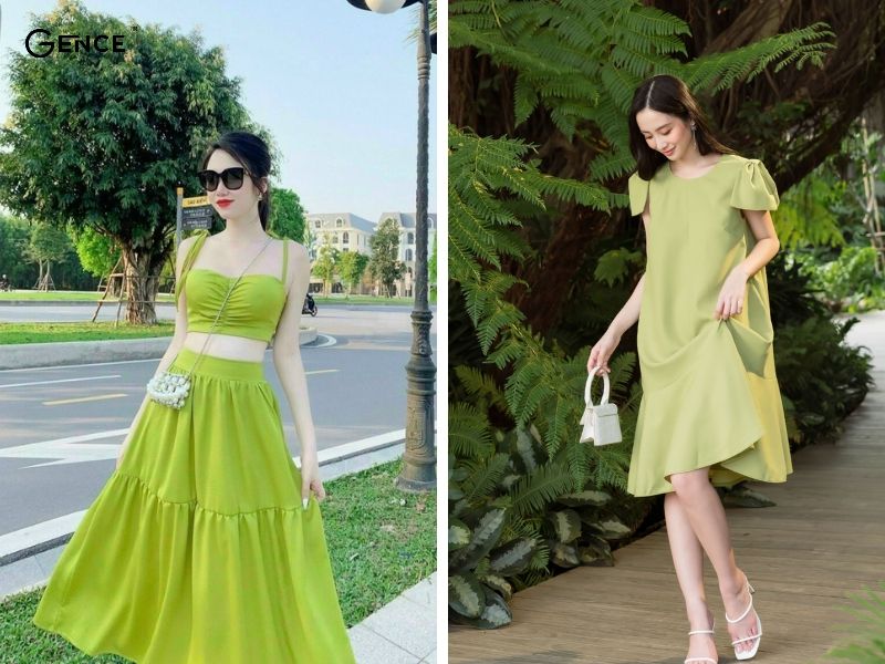 Màu xanh cốm đã xuất hiện ở các tác phẩm nghệ thuật cổ xưa