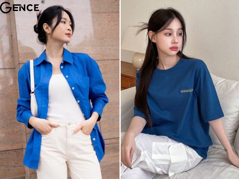 Người mệnh Mộc hợp màu xanh dương