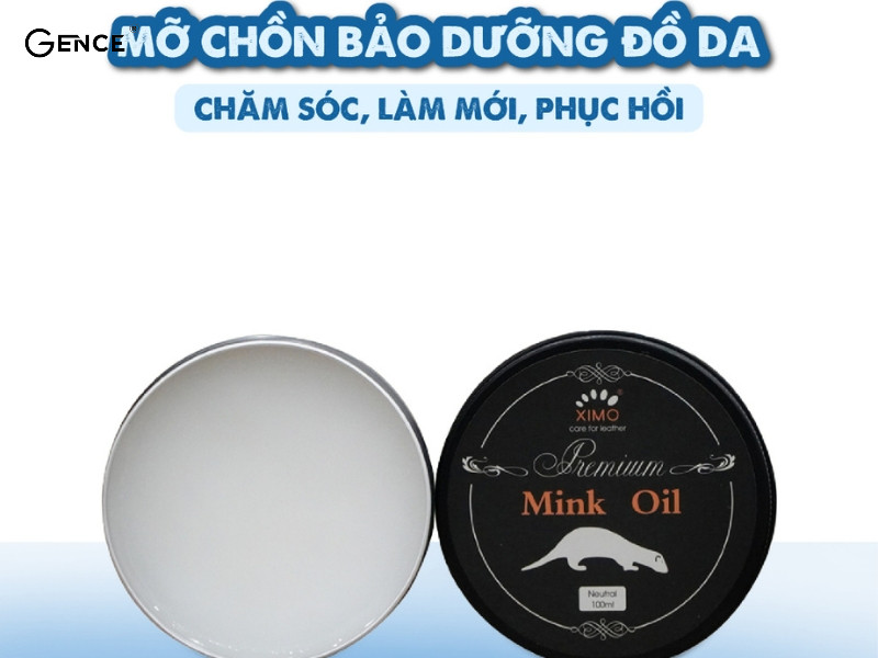 Sử dụng Mink Oil giúp làm mềm bề mặt da