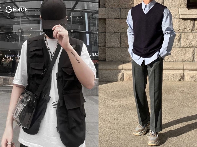 Mix style layer nhiều tầng cùng gile vừa đẹp mà vừa đơn giản