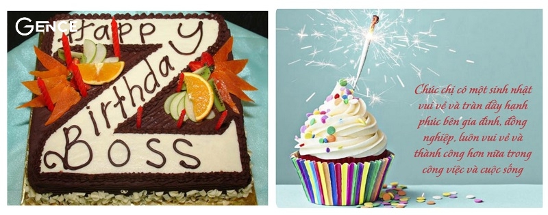Một tấm thiệp kèm lời chúc giúp ghi điểm trong mắt sếp