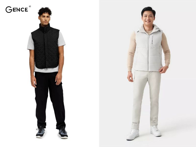 Phối đồ với áo gile