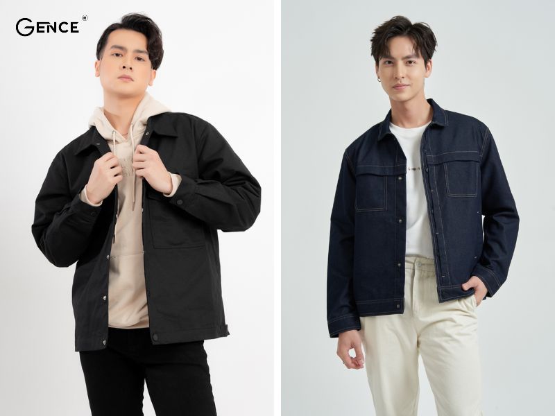 Phối đồ cho nam mùa đông với áo khoác kaki