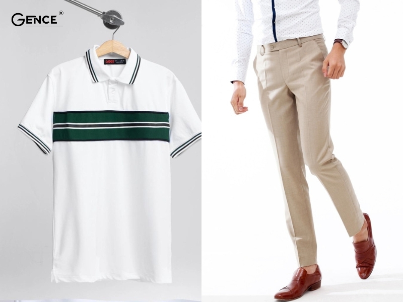 Nam gầy nên ưu tiên những quần áo có họa tiết đơn giản