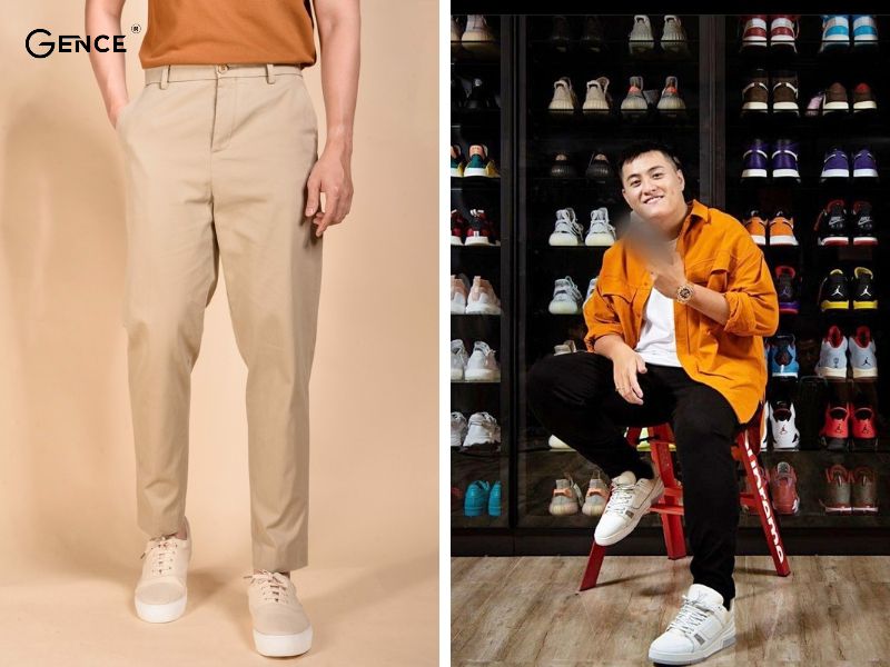 Nam nên mang giày gì với người chân to