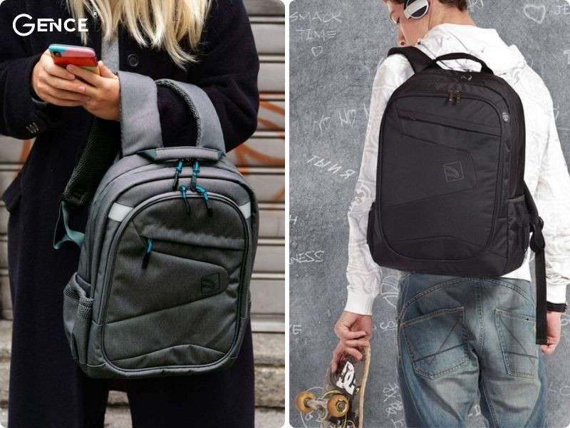 Balo laptop Tucano có nhiều ngăn chứa đồ