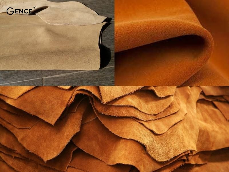 Nghệ nhân giàu kinh nghiệm tỉ mỉ lựa chọn ra những miếng da bò tốt