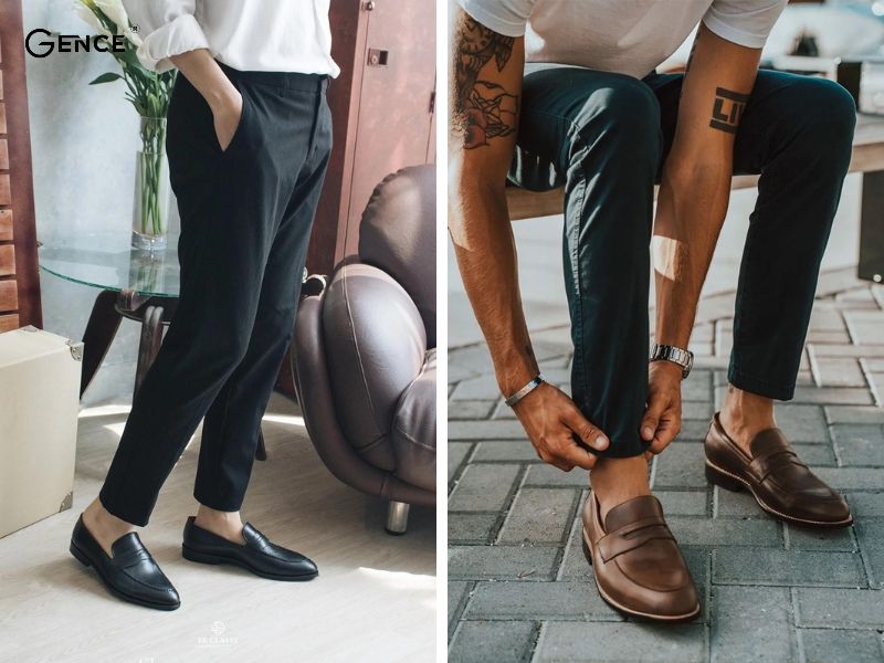 Những lưu ý khi phối đồ với giày lười nam