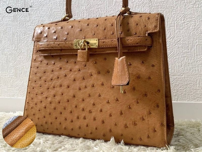 Túi xách nữ da đà điểu thể hiện phong cách thời trang độc đáo