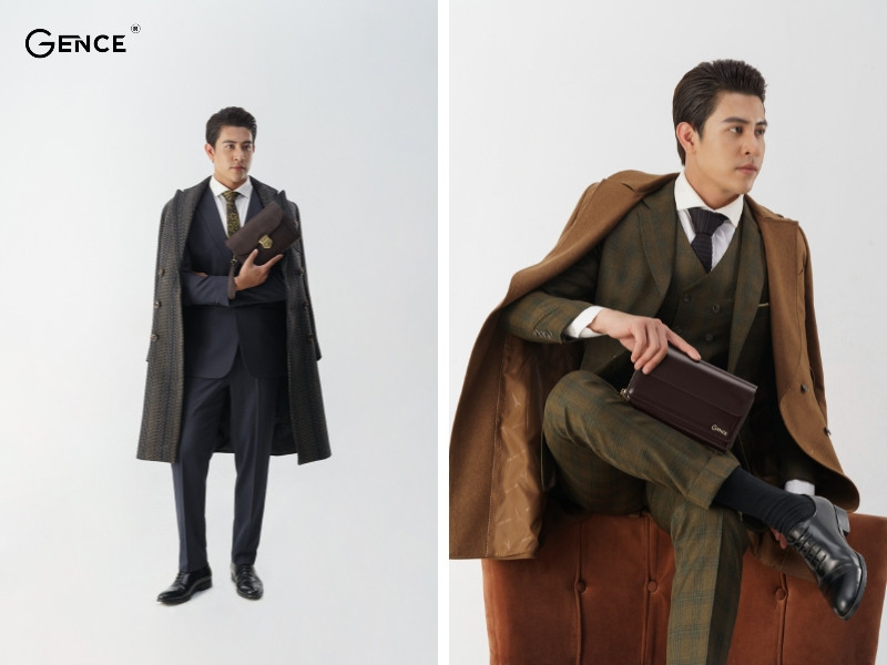 Ví cầm tay là phụ kiện giúp giới mạnh tự tin