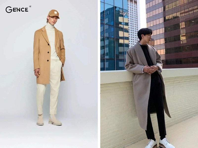 Dáng người rất quan trọng khi mix cùng áo dạ nam