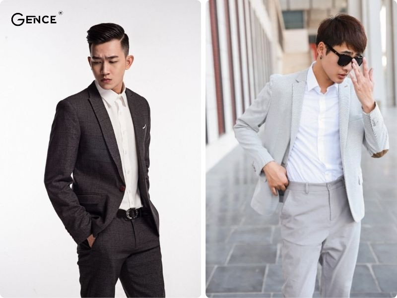 Sơ mi trắng phối cùng vest tăng sự chuyên nghiệp