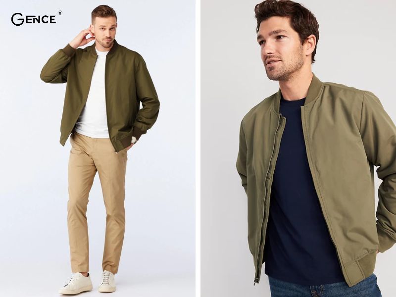 Phối áo bomber jacket cho quý ông đi bar