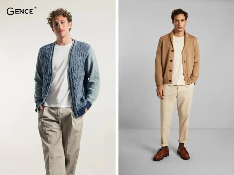 Phối cùng áo slim fit, quần tây