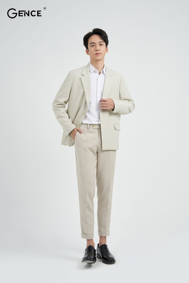 Hiện đại, sang trọng với phối đồ áo blazer nam và áo sơ mi
