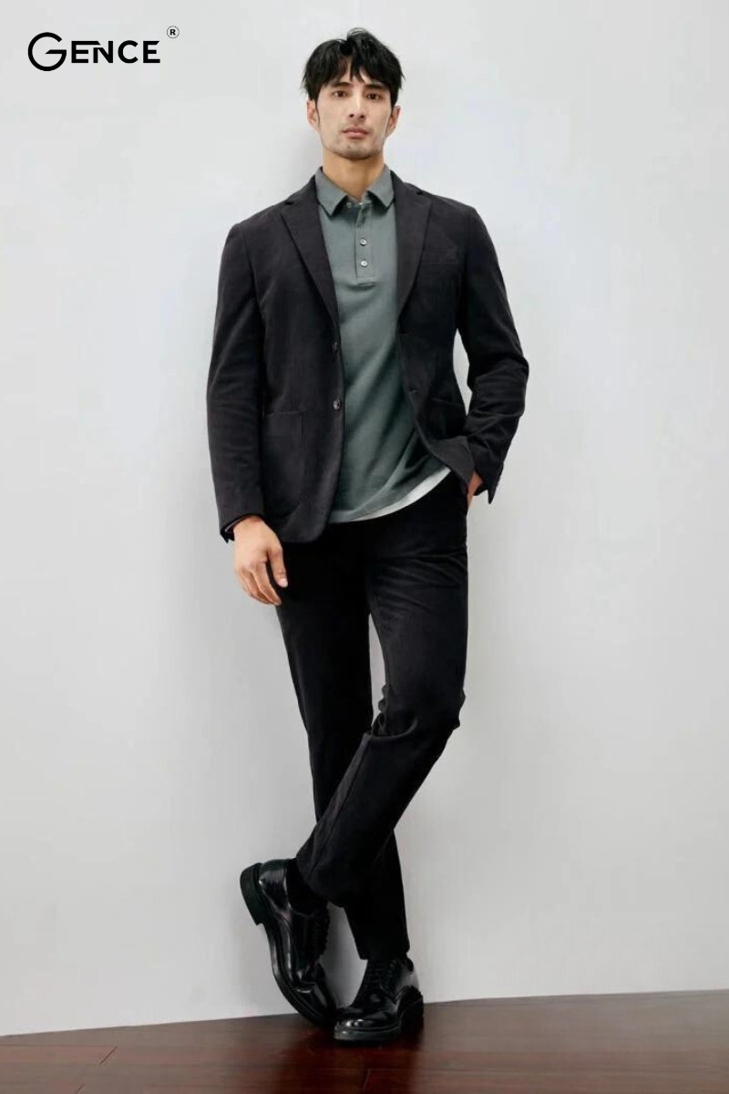 Lịch lãm cùng blazer nam và giày tây