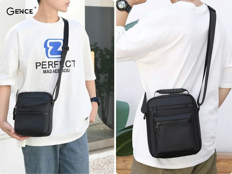 Đồng hồ, túi đeo chéo khiến outfit trở nên phong cách hơn