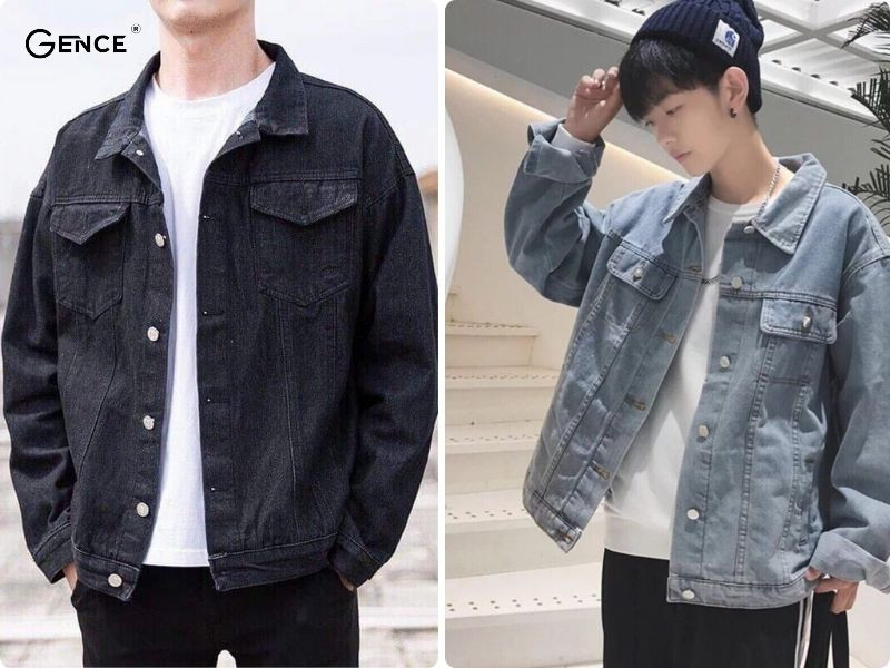 Outfit trẻ trung, hiện đại khi phối áo phông và áo khoác jean