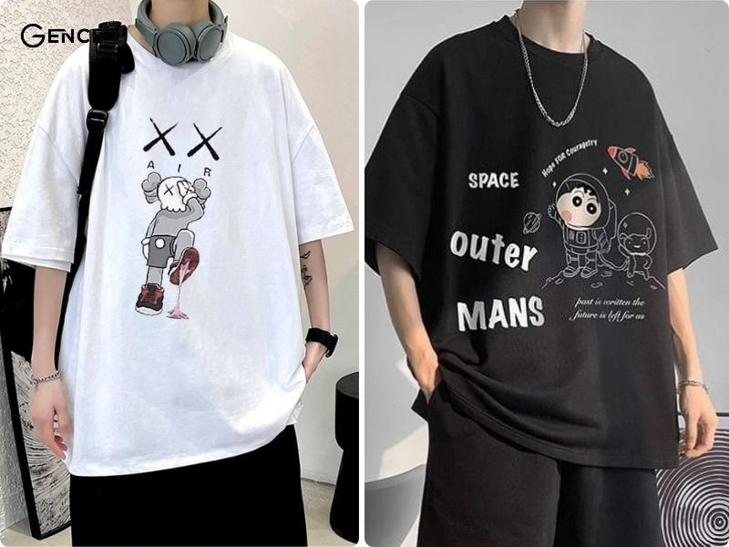 Chọn áo phông theo dáng người đảm bảo sự cân đối