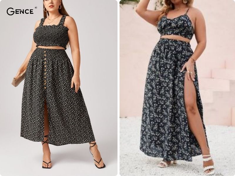 Set đồ đi biển cho cô gái mũm mĩm