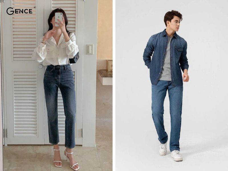 Không thể bỏ qua áo sơ mi và quần jean phối đồ cho học sinh cấp 3