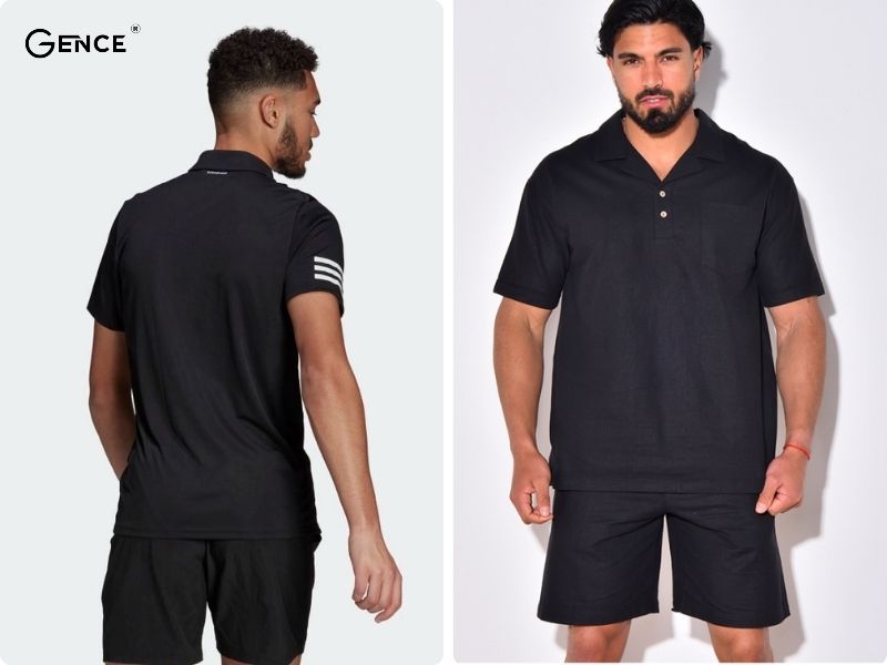 Áo polo phối quần short - sự kết hợp trẻ trung và lịch sự