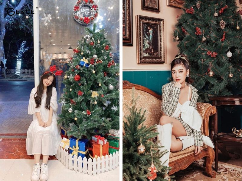 Màu trắng gợi nhớ đến màu tuyết trong mùa lễ