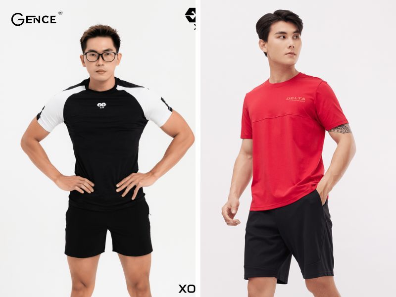 Sử dụng áo thun body cùng quần short