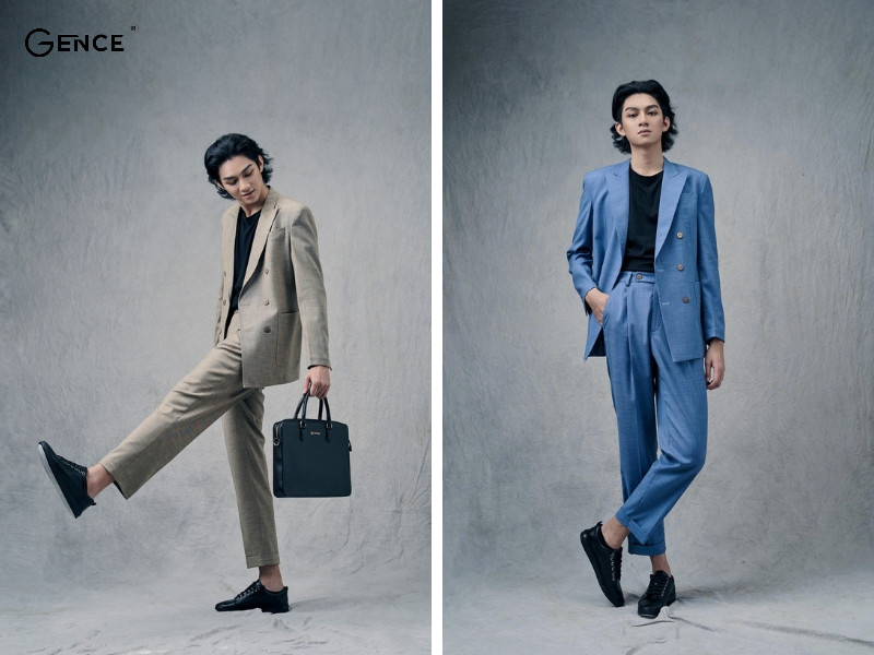 Phối theo style trẻ trung không nên dùng cà vạt