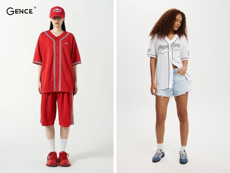 Mùa hè năng động khi phối áo bóng chày và quần short