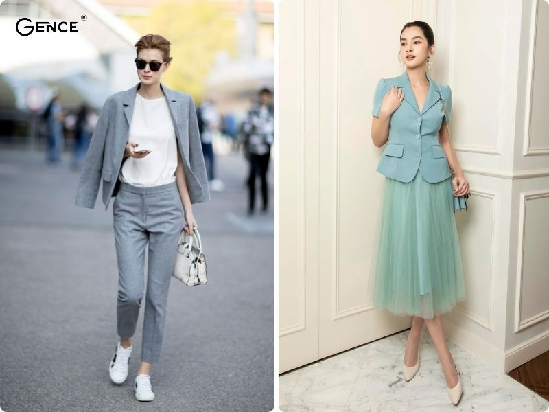 Lựa chọn kiểu dáng và màu sắc áo vest nữ phù hợp hoàn cảnh